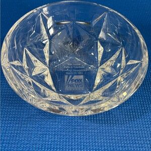 Exclusive Tiffany & Co. Crystal Bowl from the 60th Annual Correspondents' Dinner